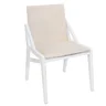 28 cadeira com design estofada moderna washington branco