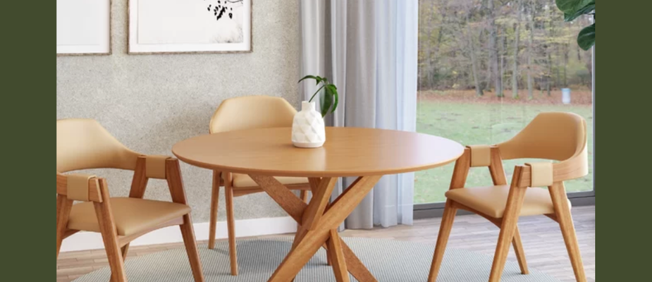 Encontre a Harmonia Perfeita para Sua Sala de Jantar com o Conjunto Mesa Lisboa e Cadeiras Madrid