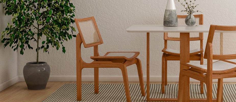 Cadeira Milão Nozes: Elegância e Conforto para Todo Ambiente