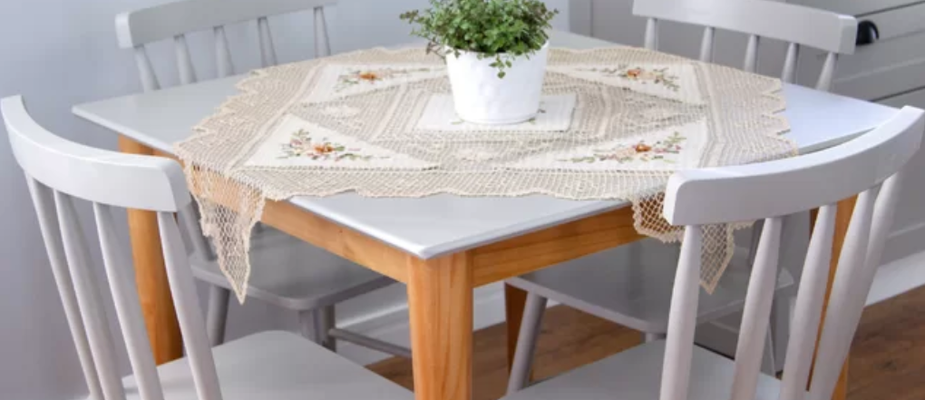 Mesa de Jantar Memphis para 4 Lugares: Compacta e Contemporânea