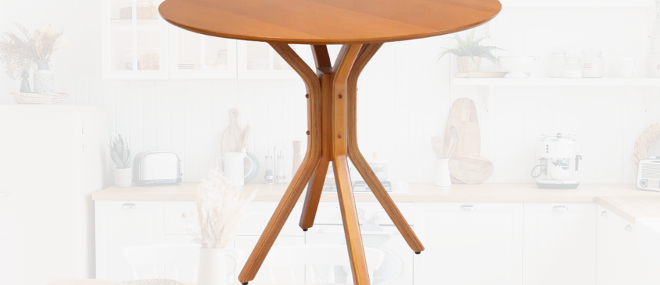 Elegância Redonda: Mesa de Jantar Nairobi para 4 Lugares