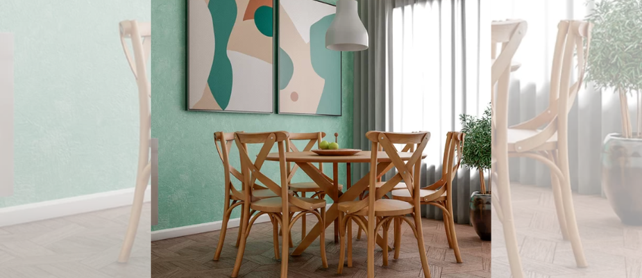 Conjunto de Mesa com 6 Cadeiras Lisboa - Requinte para Sua Sala de Jantar Conjunto de Mesa com 6 Cadeiras Lisboa - Requinte para Sua Sala de Jantar