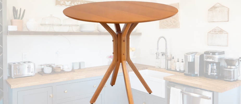 Mesa de Jantar Redonda Nairobi: Perfeita para Espaços Pequenos